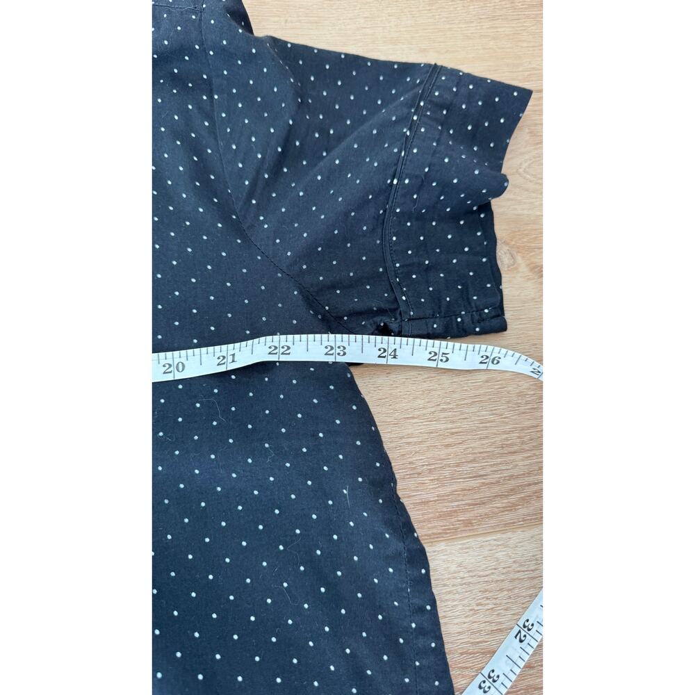 The Great Mini Polka Dot Pajama Set Black Top Cropped Pants Size 1 (Small) - Picture 10 of 12